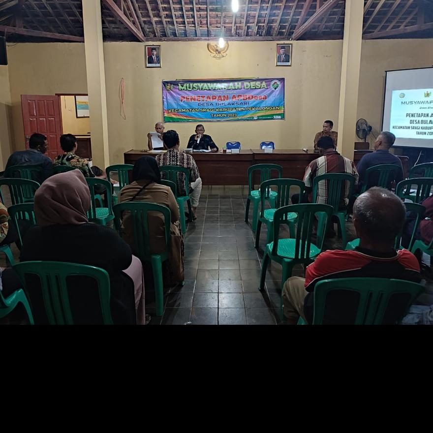 Penetapan APBDes Tahun 2023